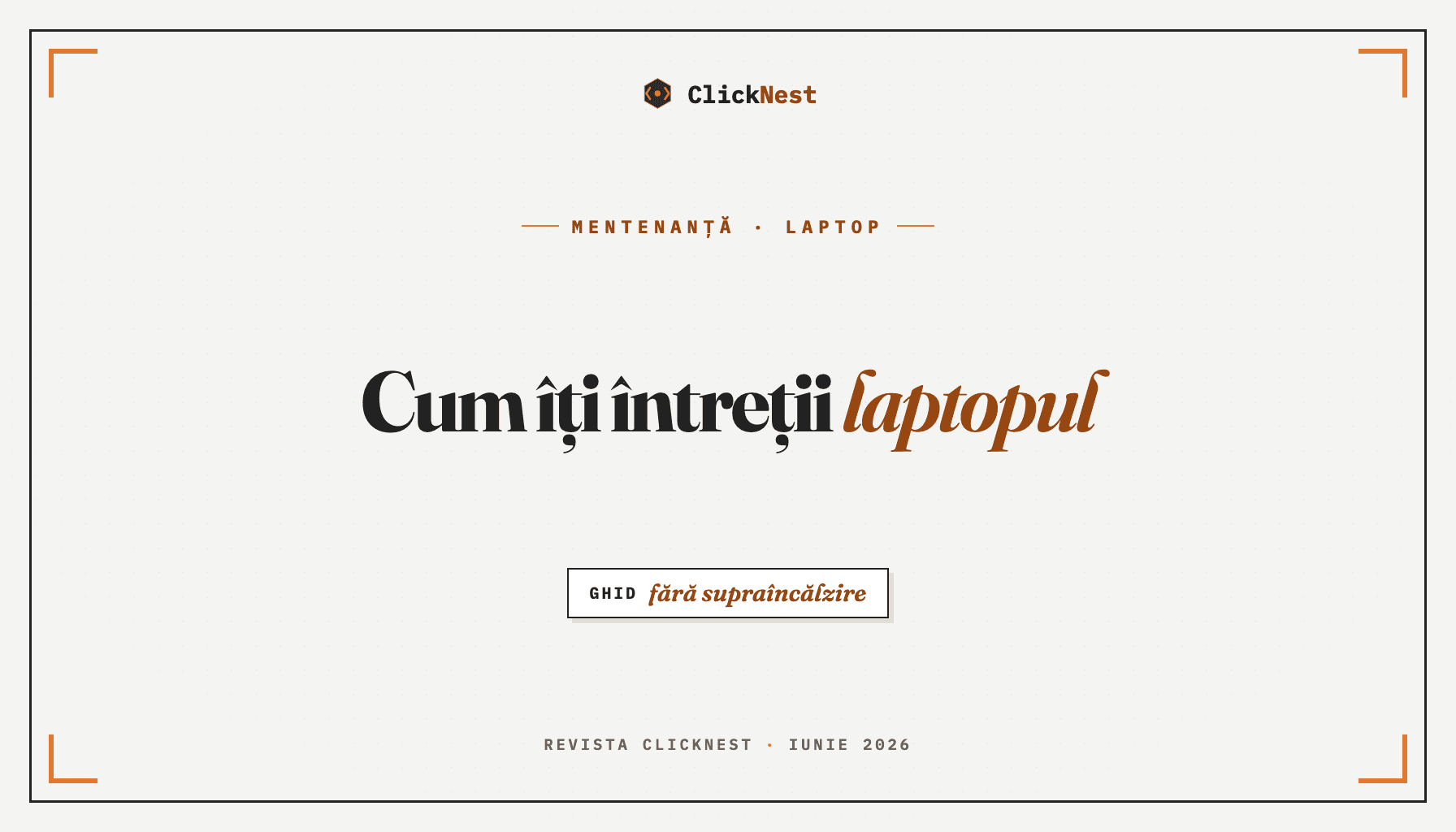 Cum îți întreții laptopul ca să nu se încingă