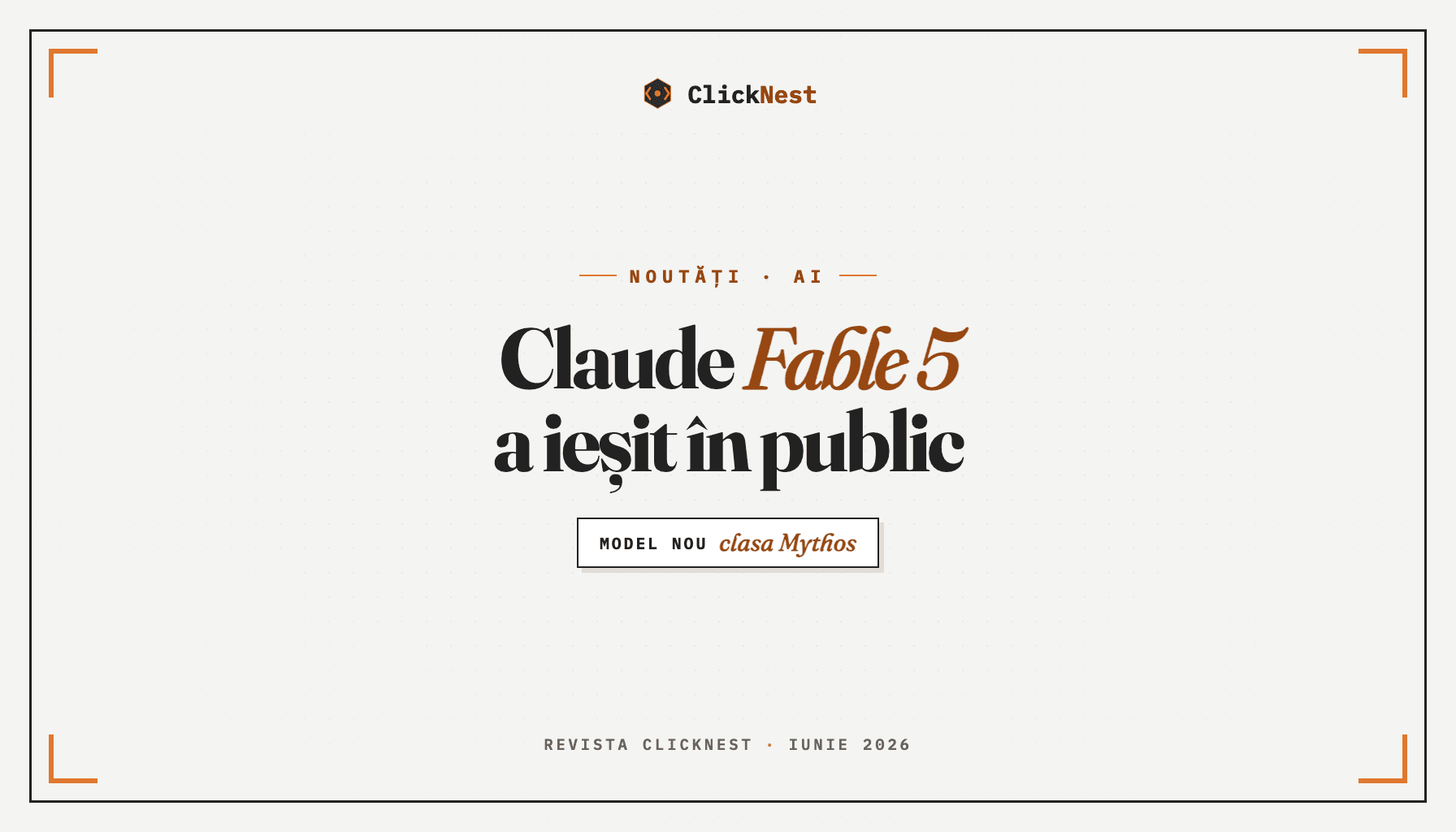 Claude Fable 5 a ieșit în public — ce poate, cât costă și de ce vine cu gardă